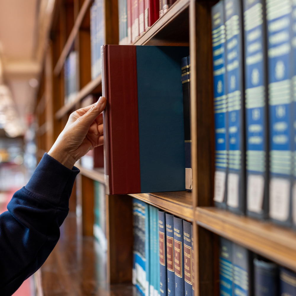 reference book in library